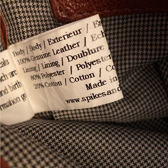 Spikes&Sparrow Unisex Messanger Stlye Flap Bag Crossbody Bag Brown Leather - Picture 6 of 10